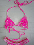 HOH Curate - 90's Barbie Pink Velvet Bikini