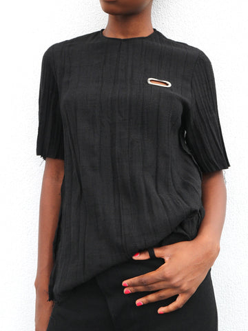 Collina Strada - Crinkle Tee W/ Grommet Detail