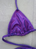 HOH Curate - 90's Purple Holographic Bikini