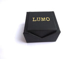Lumo - Black Rose Cut Diamond Cuff Ring with Pave