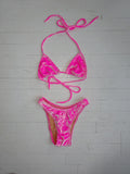 HOH Curate - 90's Barbie Pink Velvet Bikini