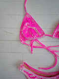 HOH Curate - 90's Barbie Pink Velvet Bikini