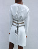 CF. Goldman - Long Sleeve Multi Pull Dress