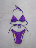 HOH Curate - 90's Purple Holographic Bikini