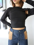 KYE - Two Layered Detail Crop Top