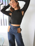 KYE - Two Layered Detail Crop Top