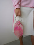 HOH Curate - Vintage Beaded Fringe Bag