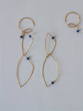 Melissa McArthur - Multi Wear Earrings with Lapis Lazuli