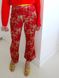 HOH Curate - Vintage Oriental Kick Flare Pants