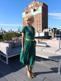 HOH Curate - Vintage 1950's Emerald Green Sheer Dress