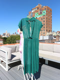 HOH Curate - Vintage 1950's Emerald Green Sheer Dress