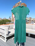 HOH Curate - Vintage 1950's Emerald Green Sheer Dress