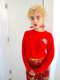 Ashley Williams - Embroidered Cherub Jumper