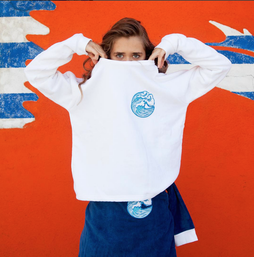 Calle Del Mar Towel Sweatshirt