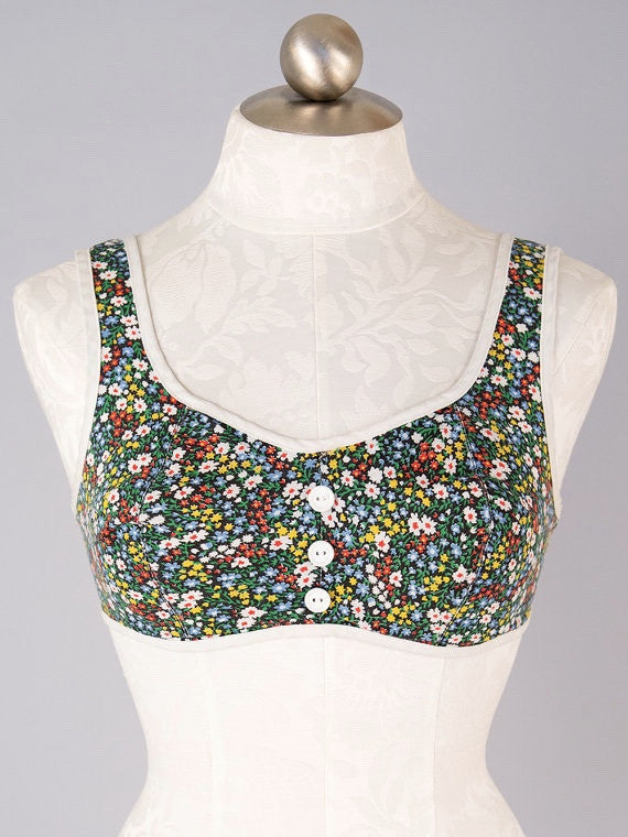 HOH Curate - 1960s Floral Bra Top